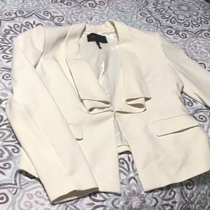 Creme/Ivory BCBG Maxazria Blazer Size L